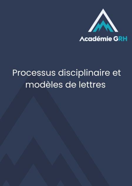 Processus Disciplinaire Et Modèles De Lettres